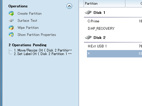 MiniTool Partition Wizard Home Edition