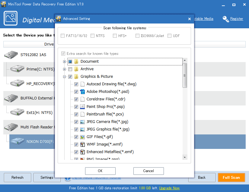 MiniTool Power Data Recovery Free Edition